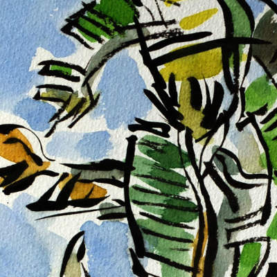 Andreas-Korn (Kunstraum - Aquarell in Nerja) Andreas Korn: Artproduktion (Kunstraum - Aquarell in Nerja)